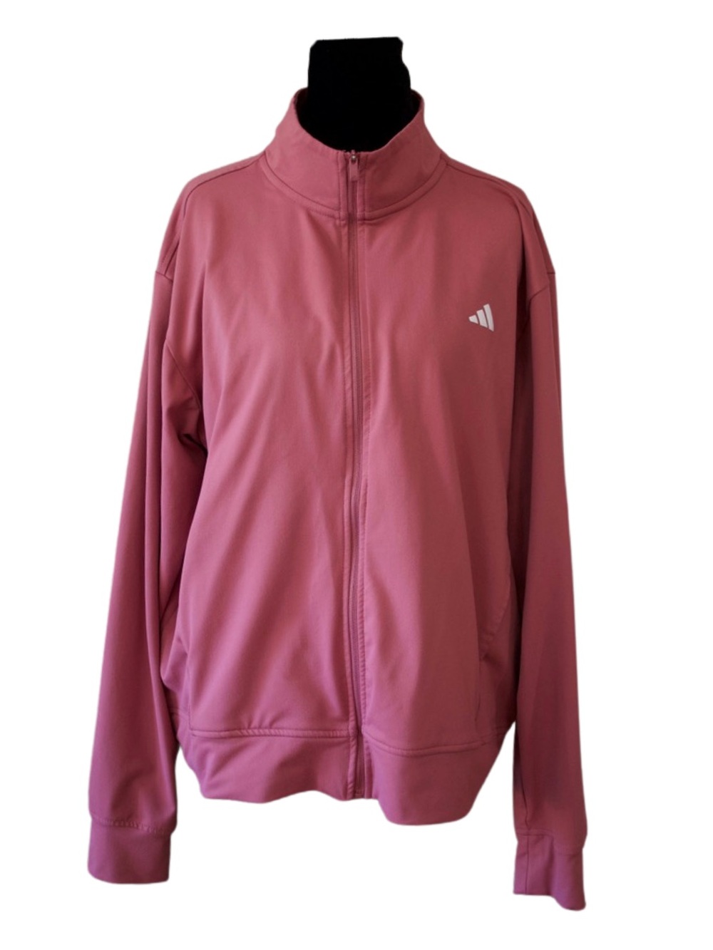 Adidas Women’s Pink Full-Zip Track Jacket